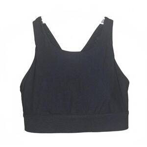 Fabletics Black criss-cross back Sports Bra